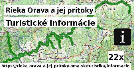 Turistické informácie, Rieka Orava a jej prítoky