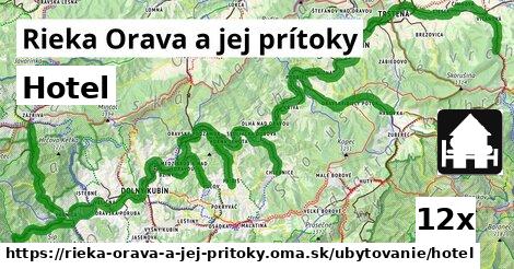 Hotel, Rieka Orava a jej prítoky