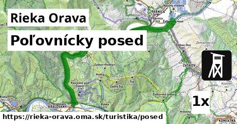 Poľovnícky posed, Rieka Orava