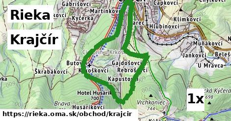 Krajčír, Rieka