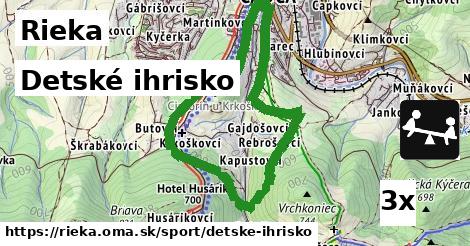 Detské ihrisko, Rieka