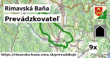 prevádzkovateľ v Rimavská Baňa