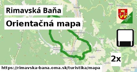 orientačná mapa v Rimavská Baňa