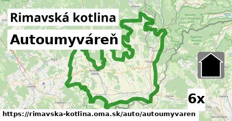 Autoumyváreň, Rimavská kotlina