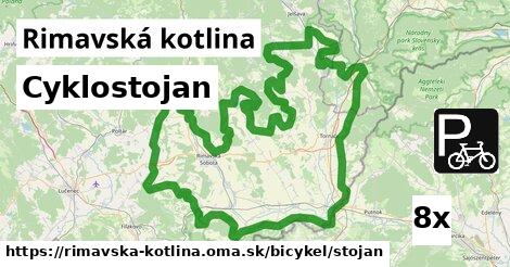 Cyklostojan, Rimavská kotlina