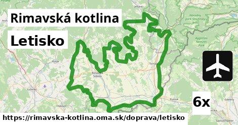 Letisko, Rimavská kotlina