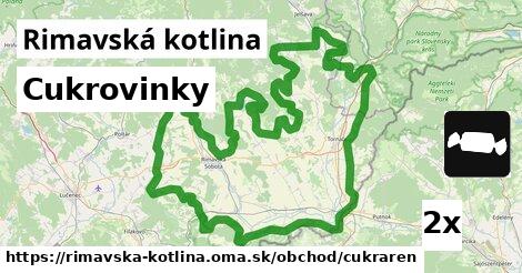 Cukrovinky, Rimavská kotlina