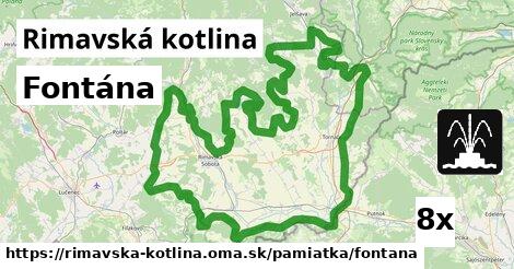 Fontána, Rimavská kotlina