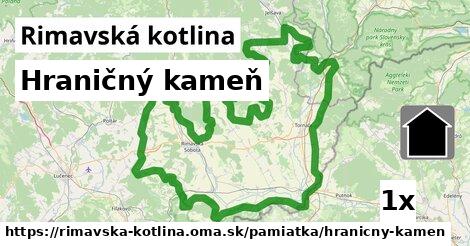 Hraničný kameň, Rimavská kotlina