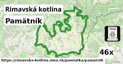 Pamätník, Rimavská kotlina