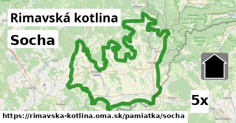 Socha, Rimavská kotlina