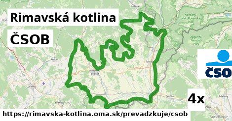 ČSOB, Rimavská kotlina