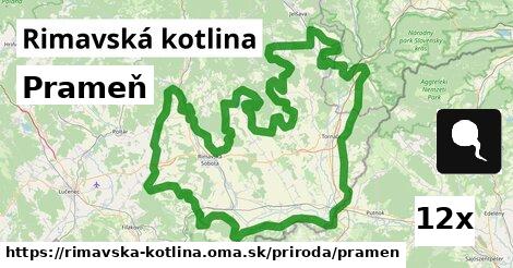 Prameň, Rimavská kotlina