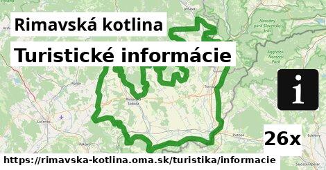 Turistické informácie, Rimavská kotlina