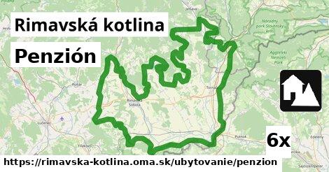 Penzión, Rimavská kotlina