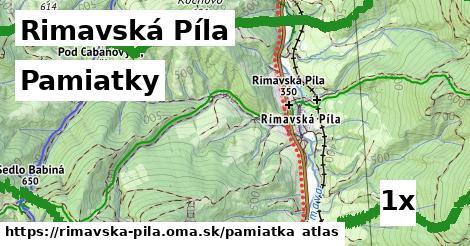 pamiatky v Rimavská Píla