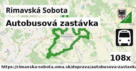 Autobusová zastávka, Rimavská Sobota