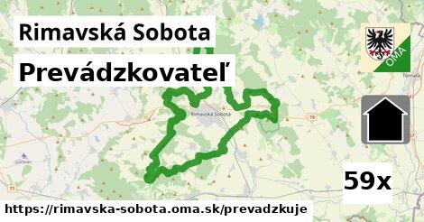 prevádzkovateľ v Rimavská Sobota