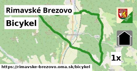 bicykel v Rimavské Brezovo