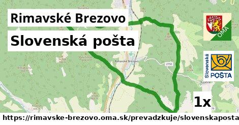 Slovenská pošta v Rimavské Brezovo