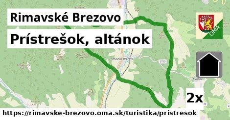 Prístrešok, altánok, Rimavské Brezovo