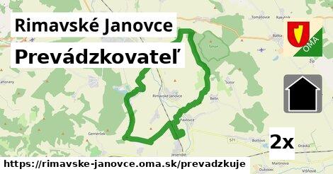 prevádzkovateľ v Rimavské Janovce