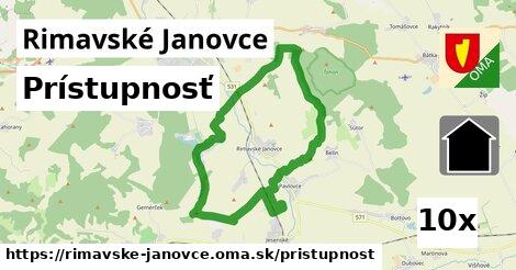 prístupnosť v Rimavské Janovce