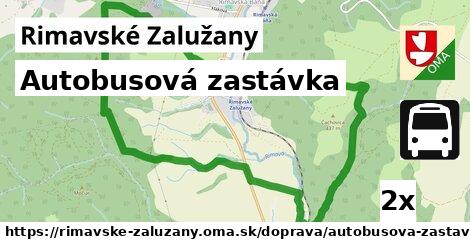 Autobusová zastávka, Rimavské Zalužany