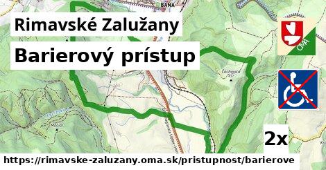 Barierový prístup, Rimavské Zalužany