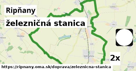 železničná stanica, Ripňany