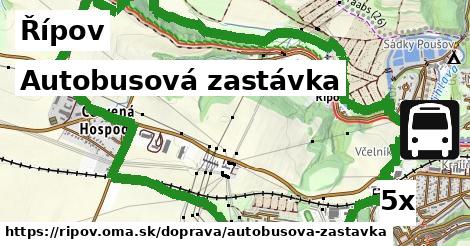 Autobusová zastávka, Řípov