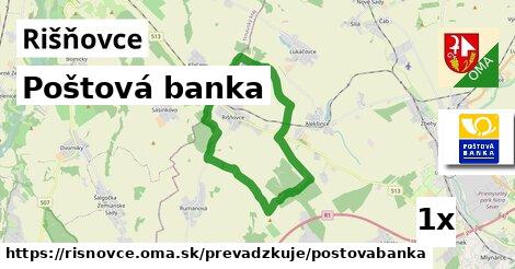 Poštová banka, Rišňovce