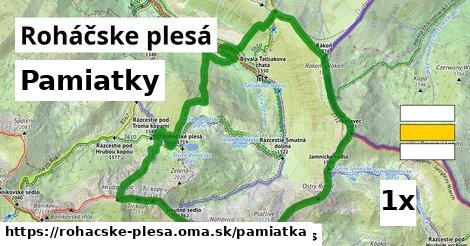 pamiatky v Roháčske plesá