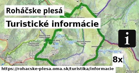 Turistické informácie, Roháčske plesá