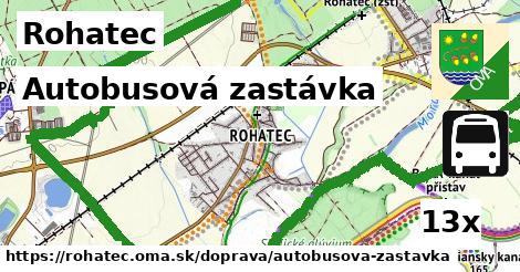 Autobusová zastávka, Rohatec