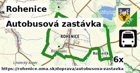 Autobusová zastávka, Rohenice