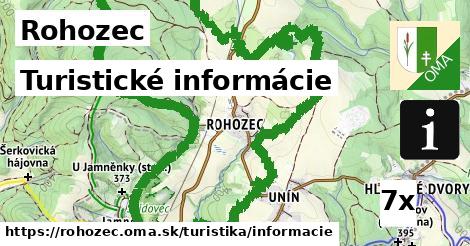 Turistické informácie, Rohozec