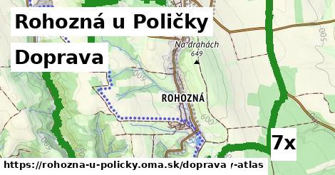 doprava v Rohozná u Poličky