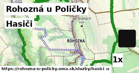 Hasiči, Rohozná u Poličky