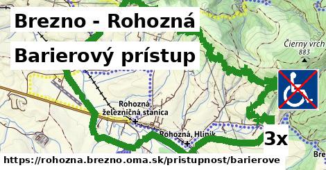 Barierový prístup, Brezno - Rohozná