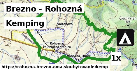 Kemping, Brezno - Rohozná