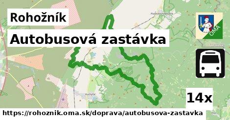 Autobusová zastávka, Rohožník