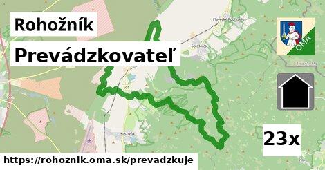 prevádzkovateľ v Rohožník