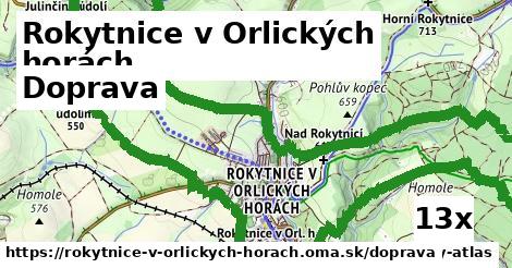 doprava v Rokytnice v Orlických horách