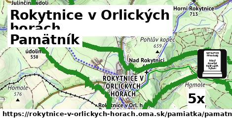 Pamätník, Rokytnice v Orlických horách