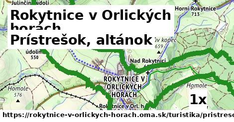 Prístrešok, altánok, Rokytnice v Orlických horách