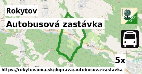 Autobusová zastávka, Rokytov