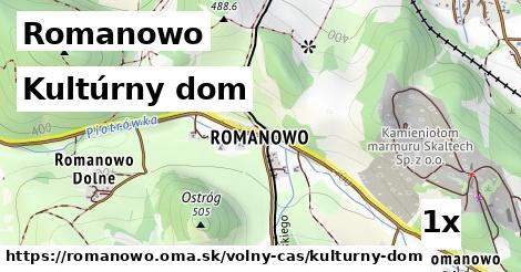 Kultúrny dom, Romanowo
