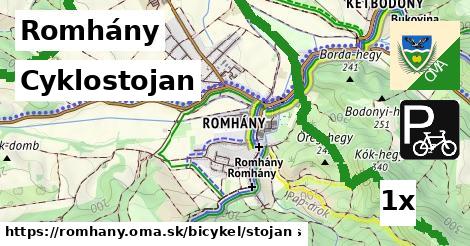 Cyklostojan, Romhány