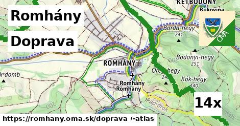 doprava v Romhány